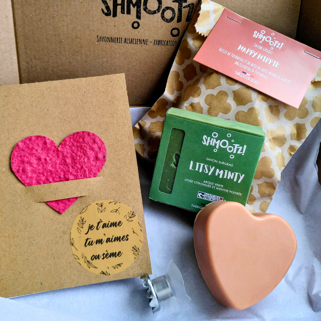 Coffret "Je t'aime, tu m'aimes, on sème"