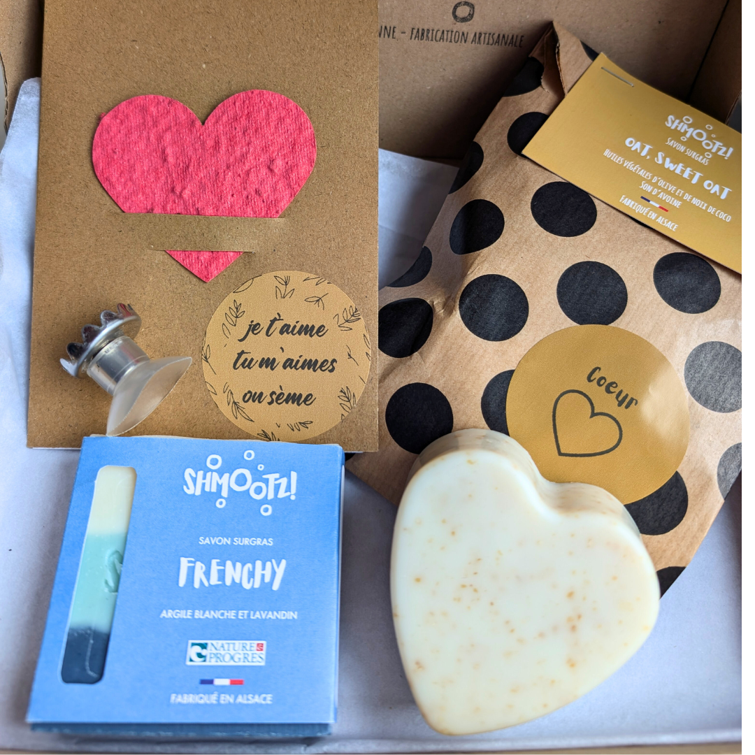 Coffret "Je t'aime, tu m'aimes, on sème"