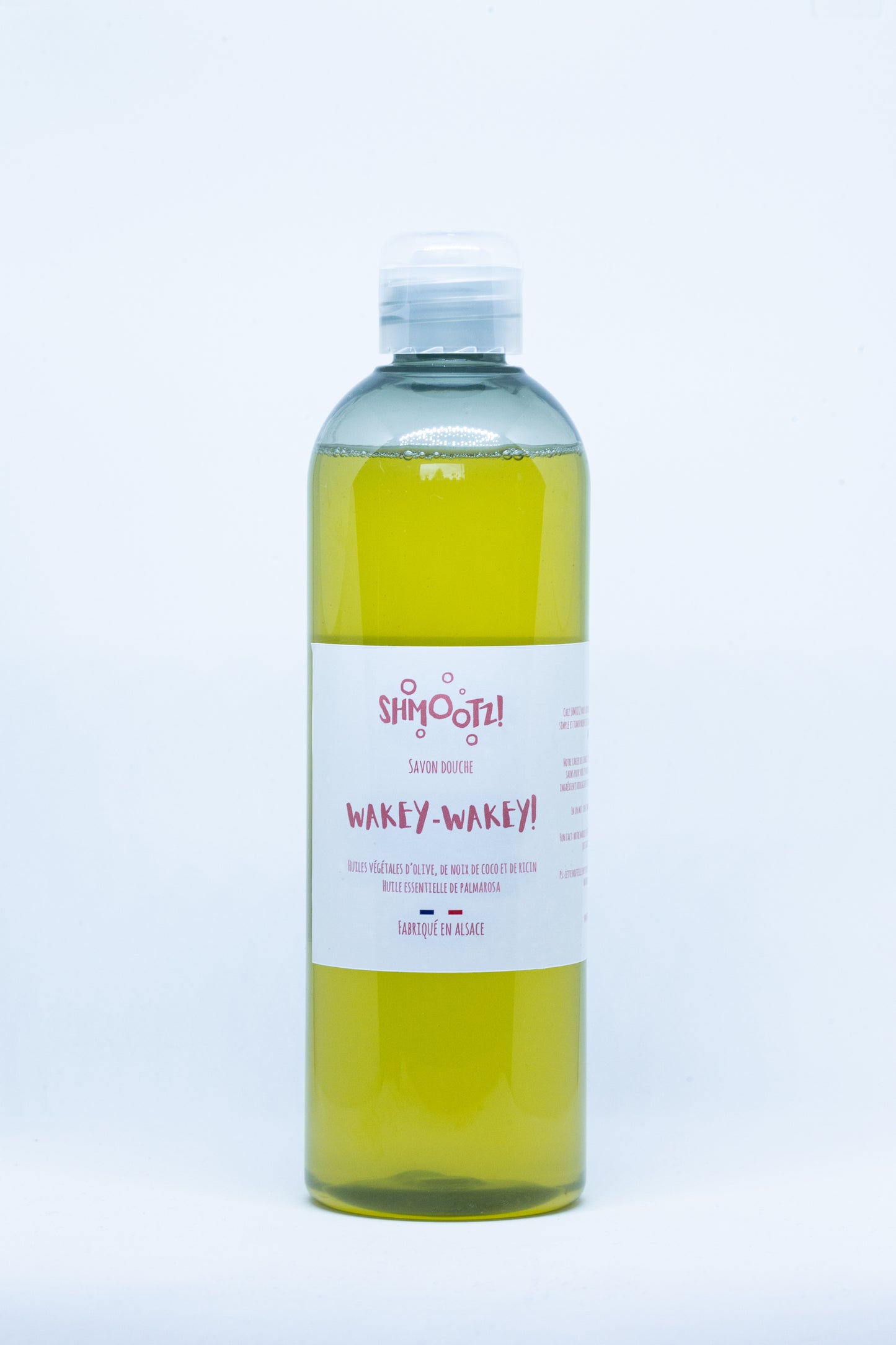 Savon liquide _ "Wakey,Wakey! "_ Huile d'olive & Palmarosa bio