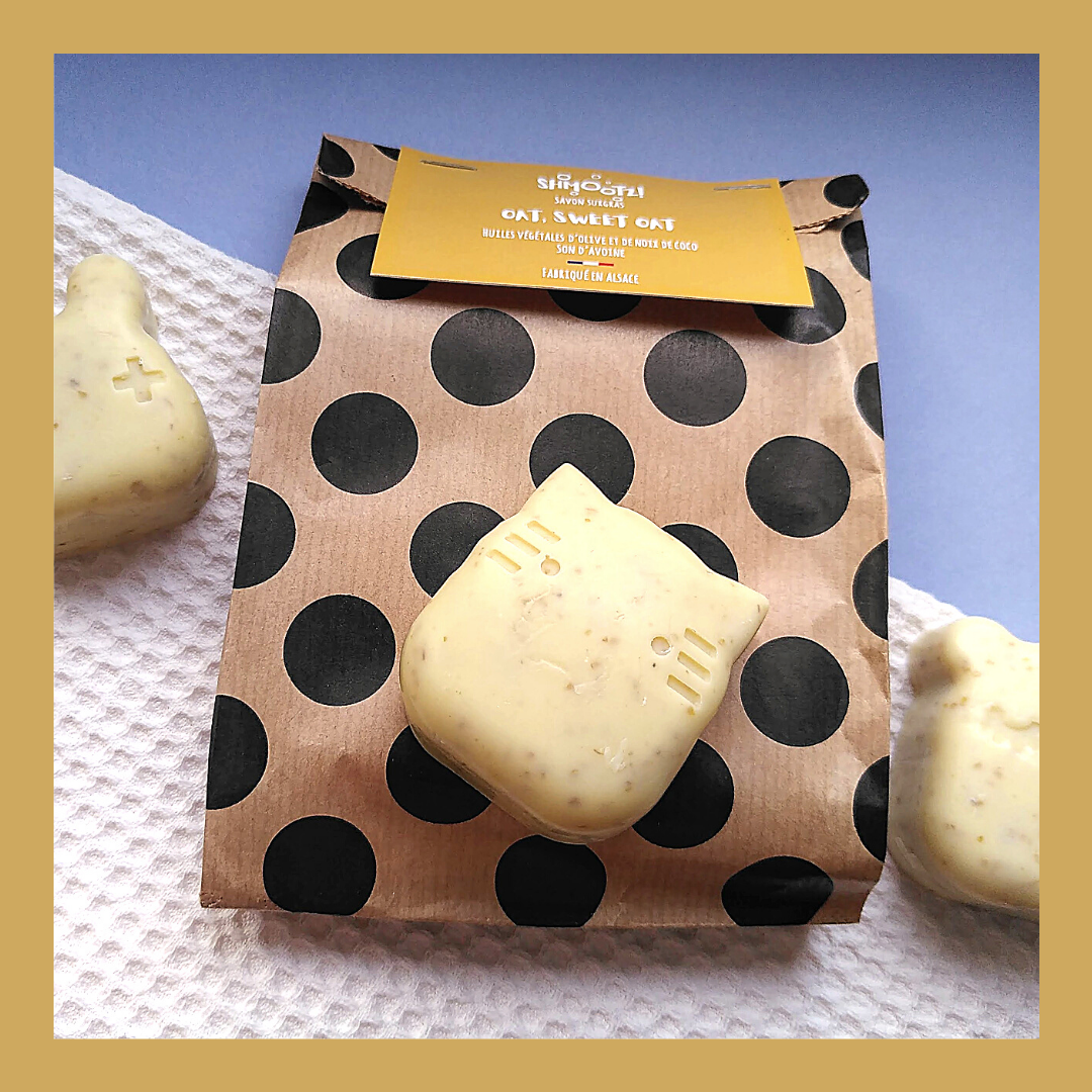 savon solide enfant animaux SHMOOTZ Alsace artisanal huile d'olive coco avoine Oat sweet Oat