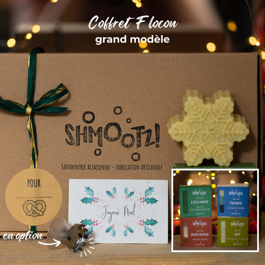 Coffret de Noël "Flocon" grand modèle - édition limitée - Shmootz