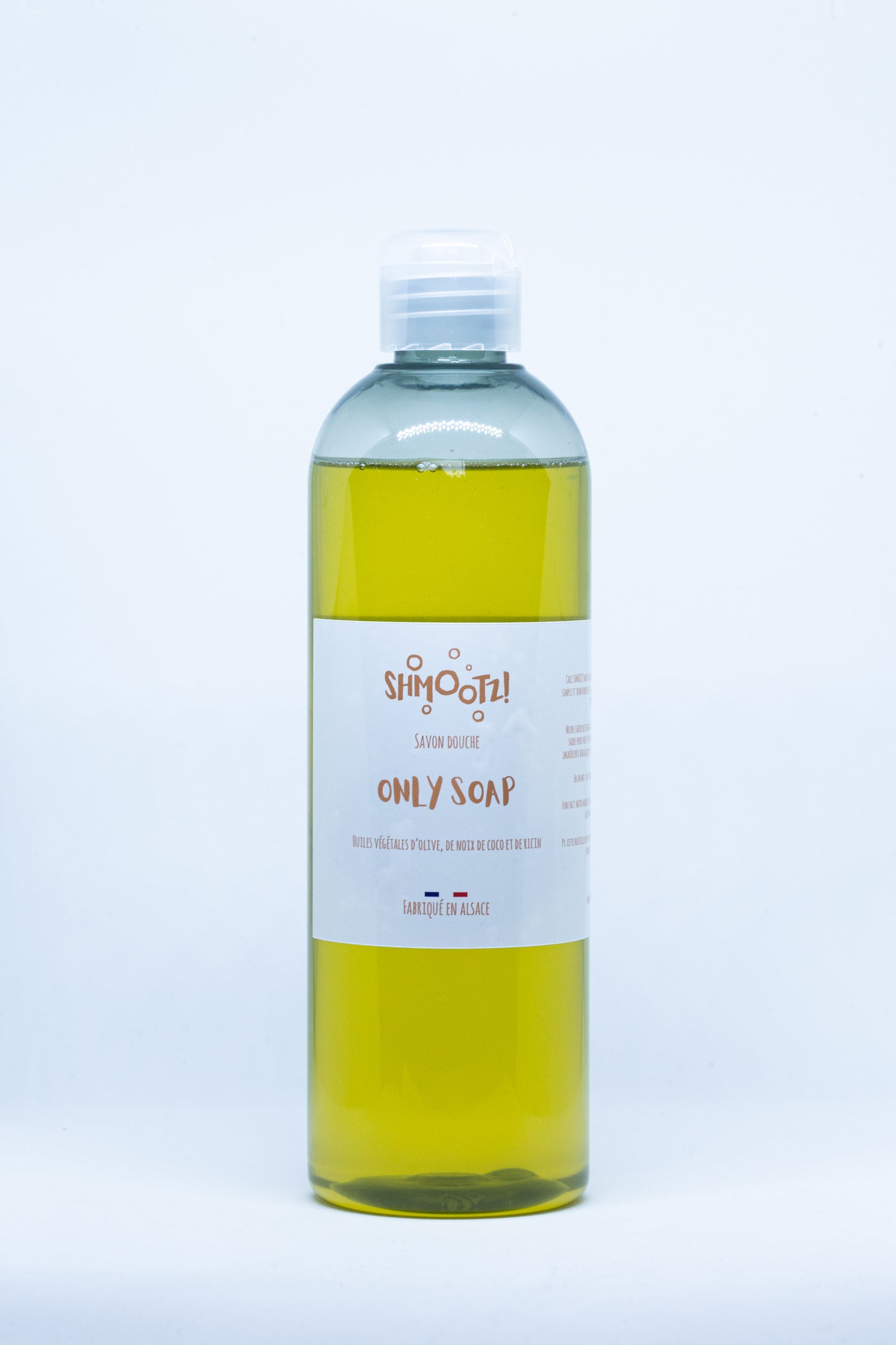 Savon Liquide - "Only Soap" - huile d'olive, huile de coco & huile de ricin