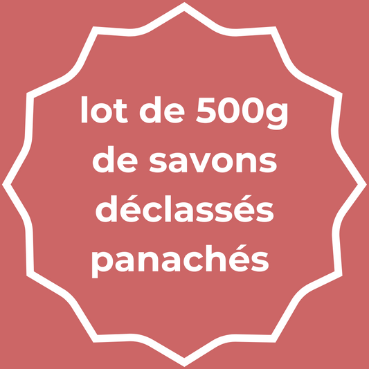 lot de 500g de savons