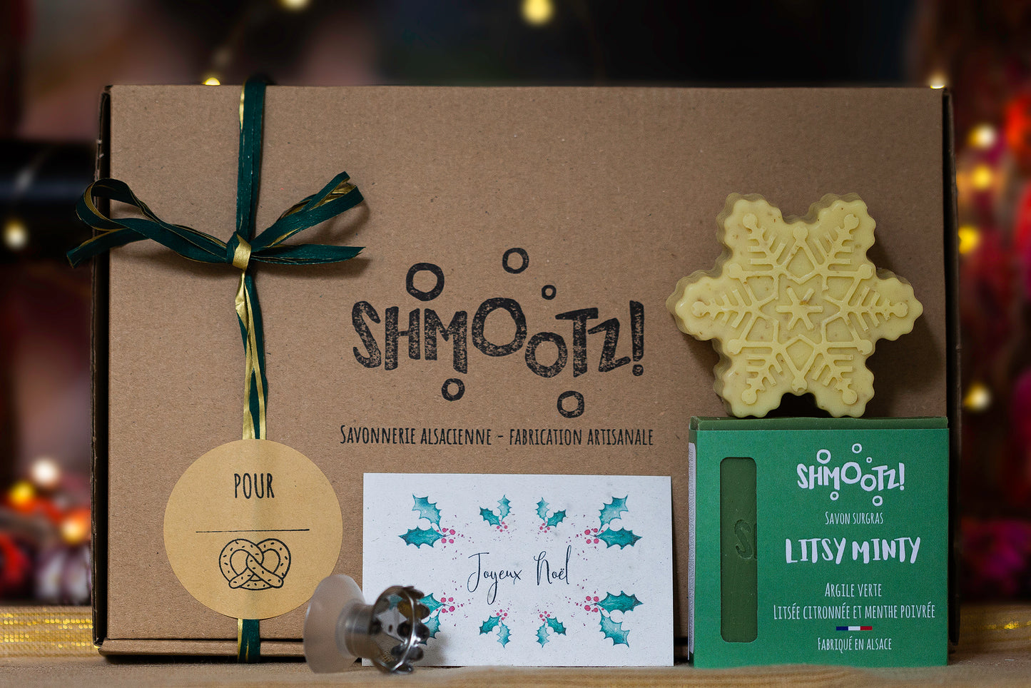Coffret de Noël "Flocon" grand modèle - édition limitée - Shmootz