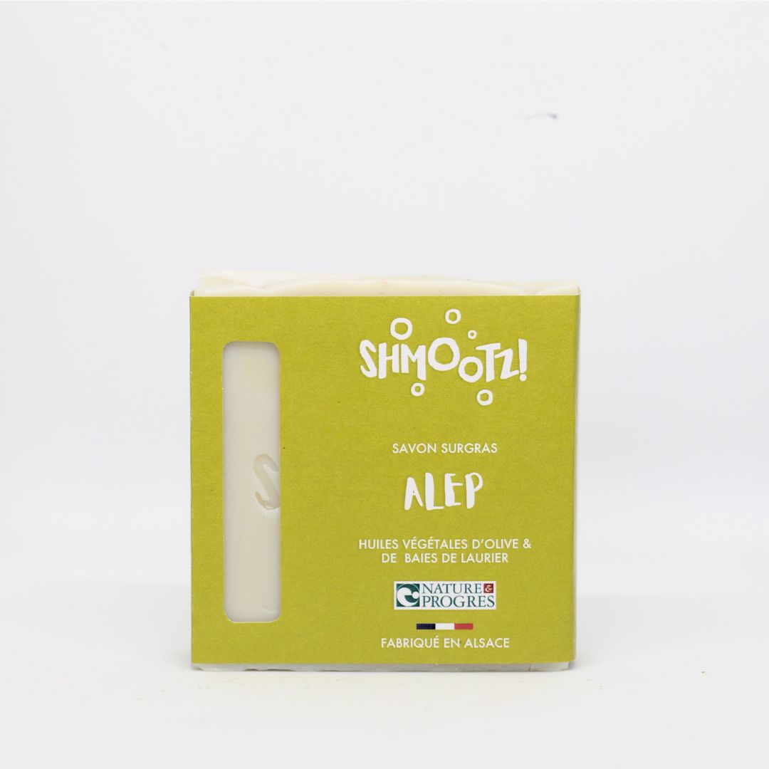 Savon "Alep" - Huiles d'olive & de baies de laurier - Shmootz
