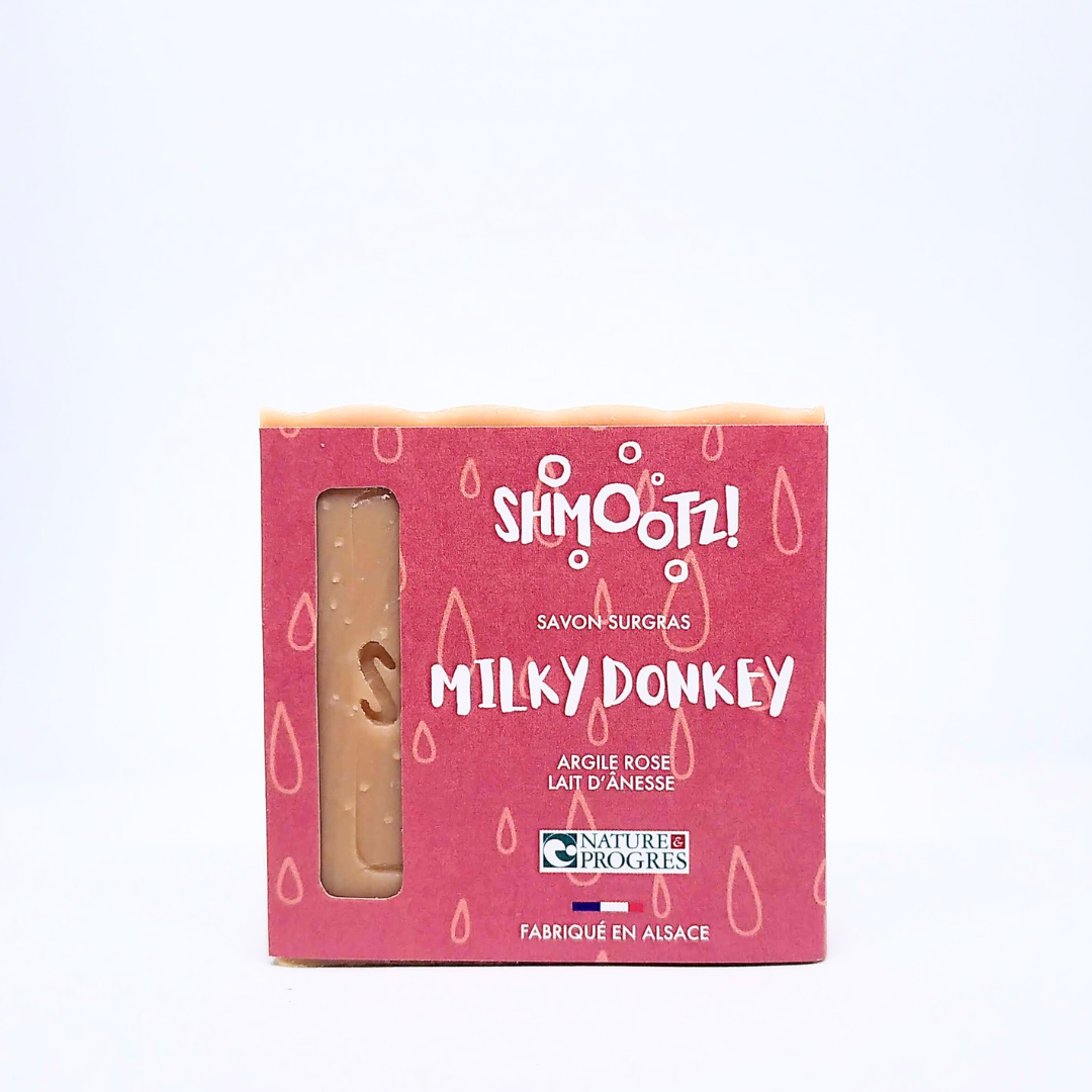 Savon "Milky Donkey" - Lait d'ânesse & Argile rose
