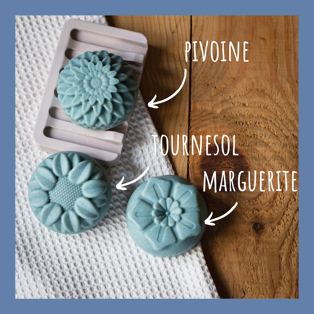Savon "Frenchy" - Lavandin & argile blanche | Fleur - Shmootz