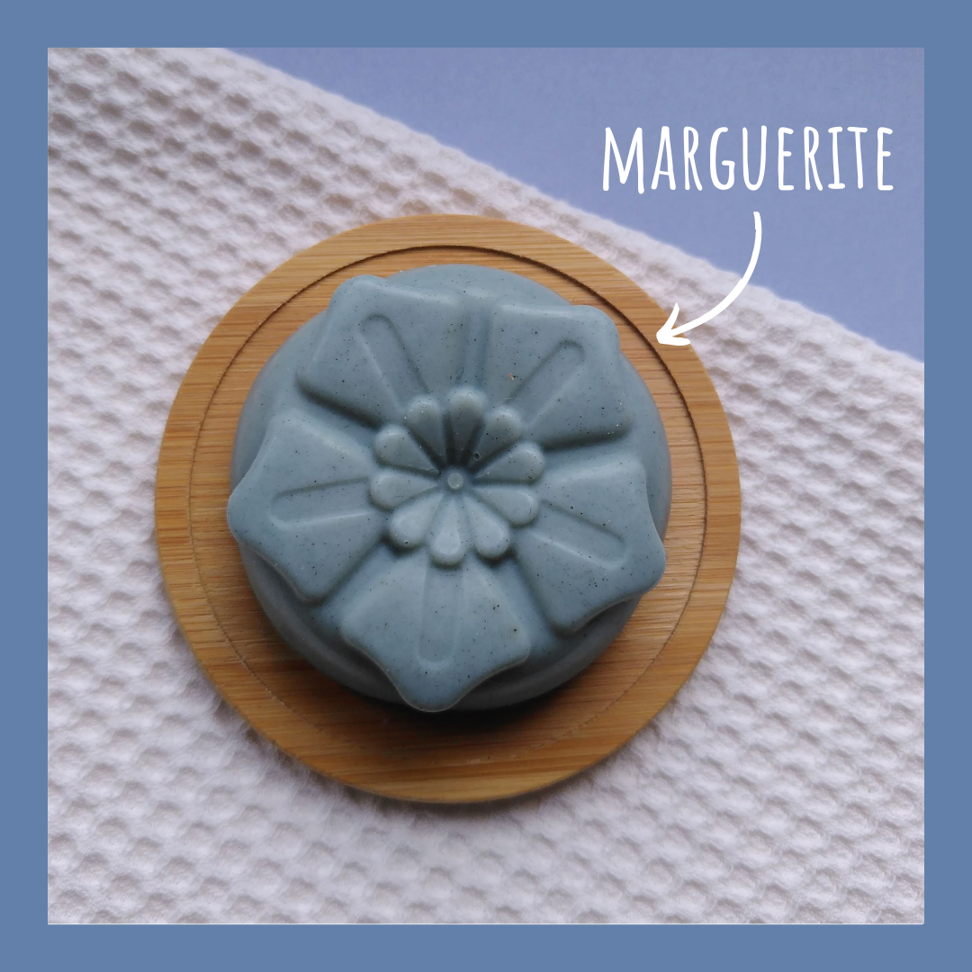 Savon "Frenchy" - Lavandin & argile blanche | Fleur - Shmootz